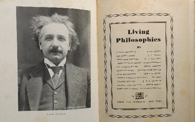 Living Philosophies 1stEd. 1931 illustrated