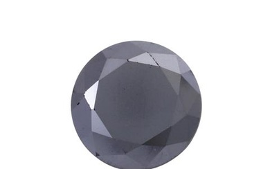 Loser, schwarzer Diamant von ca. 4,92 ct