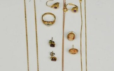Lot Of Estate Found 14k Gold Jewelry