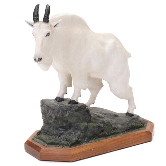 Louis Paul Jonas Studios Composite "Rocky Mountain Goat" Figurine