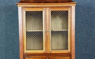 Louis XVI living room bookcase in walnut and marquetry - Wood - Mid 19th century