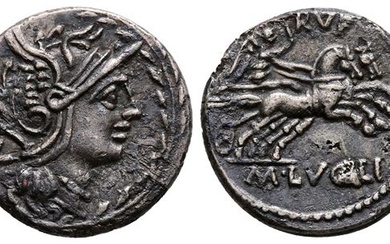 M. Lucilius Rufus, Rome, 101 BC. AR Denarius (19 mm, 3.23 g).