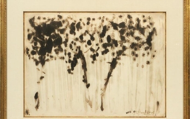 MILTON AVERY (AMERICAN, 1885–1965) INK WASH ON WOVE