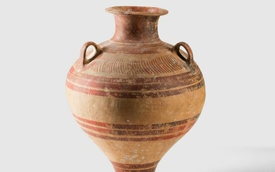 MYCENEAN PITHOS JAR GREECE, LATE HELLADIC III, C. 13TH
