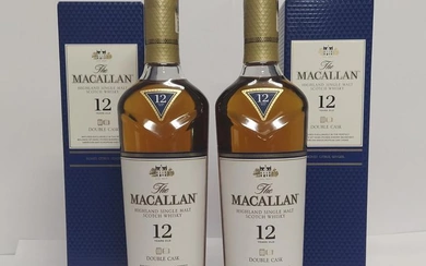 Macallan 12 years old Double Cask - Original bottling - 700ml - 2 bottles