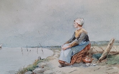 Mari ten Kate (1831-1910) - Wachten op de thuiskomst