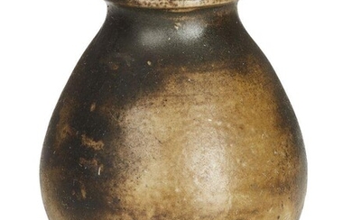 Martin Brothers, Miniature ovoid vase, circa 1900, Glazed stoneware, Underside incised Martin Bros/London, 6cm high