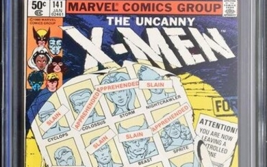 Marvel Comics THE UNCANNY X-MEN #141, CGC 8.0