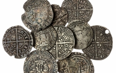 Medieval Silver Coins (11), including Groats (8)