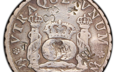 Mexico: , Ferdinand VI 4 Reales 1748 Mo-MF VF Details (Chop Mark) PCGS,...