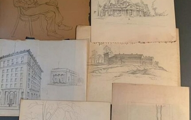 Middleton Freeman (1919 - 2000) Sketches