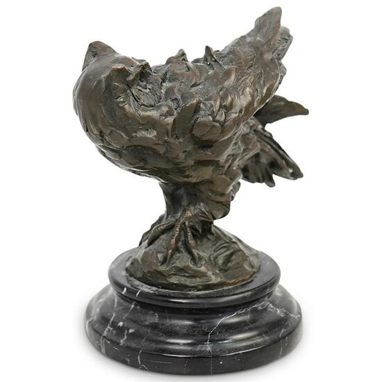 Milo (Portuguese, 1955) Owl Bronze Sculpture