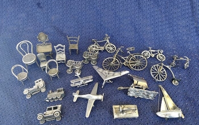 Miniature (23) - .800 silver - Italy - 20th century