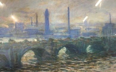 Monet Il Ponte De Waterloo Lithograph