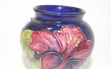 Moorcroft 'Hibiscus' posy vase