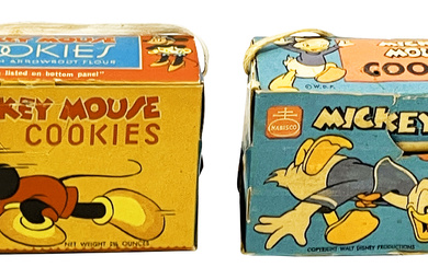 Nabisco Mickey Mouse Cookies Boxes