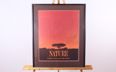 "Nature-A Production Of Thirteen" Framed Poster-Autographed