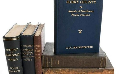 Nine North Carolina County History Titles