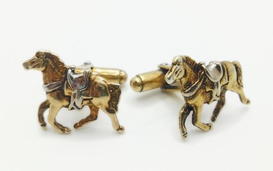 No Reserve Price - MariaSole - Cufflinks Gold-plated, Silver