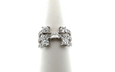 No Reserve Price Ring - White gold - 1.35ct. Mixed shape Diamond - Diamond