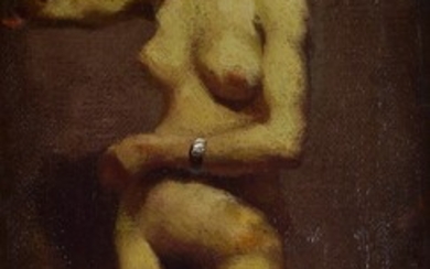 Nude of woman, Attr. a Gaetano Previati