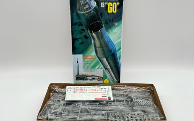 OUR VINTAGE MODEL KIT - REVELL H-1833 - FRIENDSHIP 7 MERCURY CAPSULE AND ATLAS BOOSTER.