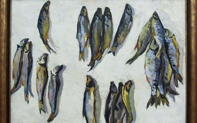 Oil painting Fish Pavlov Eduard Evgenievich