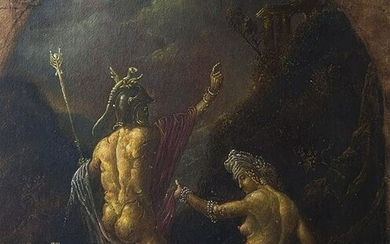 Oil painting Mars and Venus Litvinov Oleg Arkad'yevich