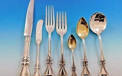Old Colonial by Towle Sterling Silver Flatware Set for 12 Service 88 pieces
