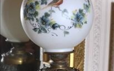 Old Victorian Onyx Banquet Lamp