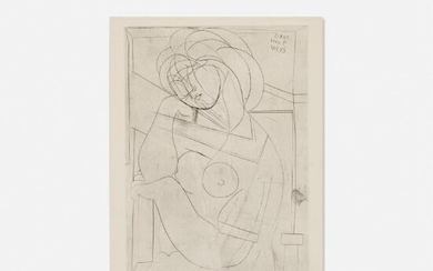 Pablo Picasso, Femme nue assise, la Tete appuyee