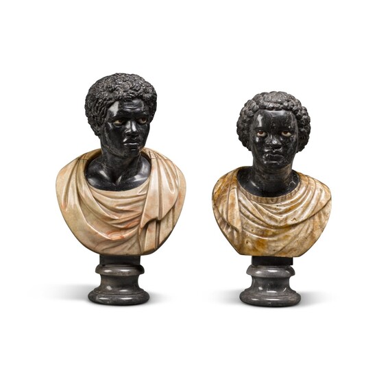 Pair of Busts of a Man and a Woman, Italian, Venice, 18th/19th century
