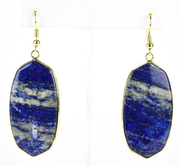 Pair of Contemporary Lapis Lazuli Earrings
