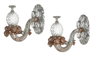 Pair of French Baroque-Style Sconces