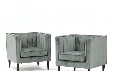 Pair of Modernist Club Chairs