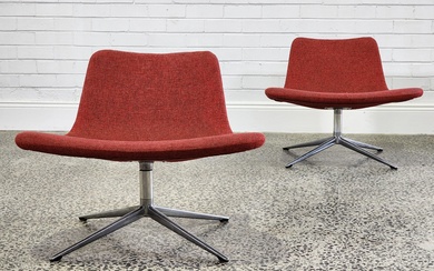 Pair of Ray swivel chairs by Jakob Wagner for HAY (63 x 80 x 65cm)
