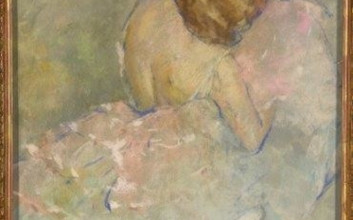 Pal Fried, Hungarian, 1893-1976- Ballerina; pastel on...