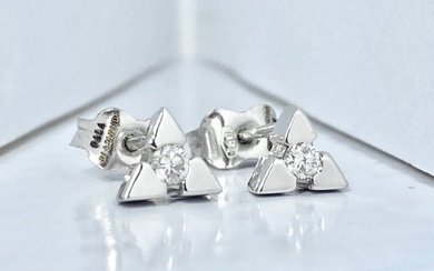 Pala Diamond - Earrings White gold Diamond (Natural)