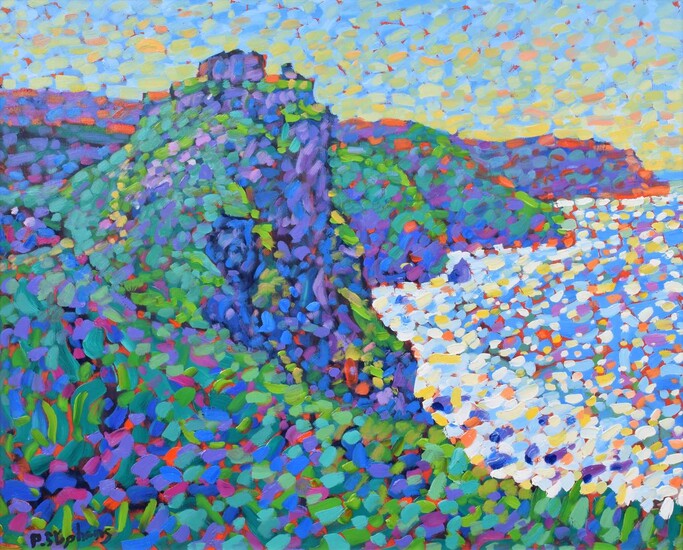 Paul Stephens (British 20th/21st century) "Valley of Rocks" (Devon Seaside)