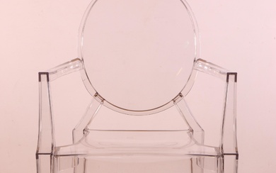 Philippe Starck voor Kartell, Italië, kunststoffen 'Louis Ghost' armstoel