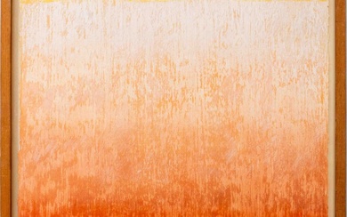 Phyllis Peckar "Orange Study" Acrylic on Paper