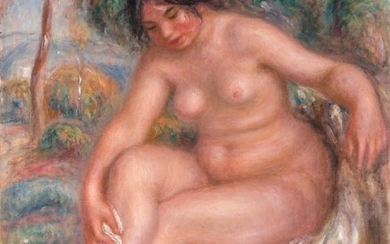 Pierre-Auguste Renoir Nu s'essuyant