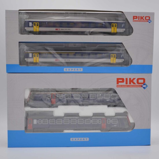 Piko Expert HO gauge model railway locomotive set, ref 96400 96780A 96780B