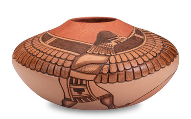 Polychrome Pottery Jar,Thomas Polacca