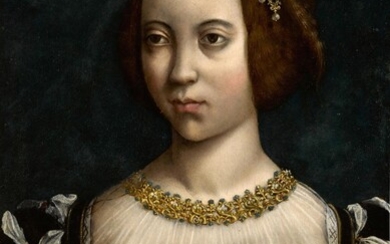 Portrait of Empress Isabella of Portugal (1503-1539), Flemish School, circa 1530-1540