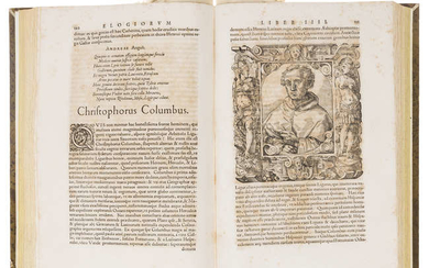 Portraits.- Giovio (Paolo) Elogia virorum literis illustrium, Basel, Petrus Perna, 1577.