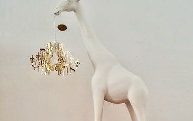 Qeeboo - Marcantonio Raimondi Malerba - Floor lamp - Giraffe xs - Plastic
