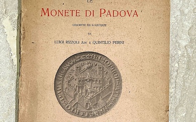 RIZZOLI L./PERINI Q. LES COINS DE PADUA, Rovereto 1903. 149 p., diverses illustrations. Format in...
