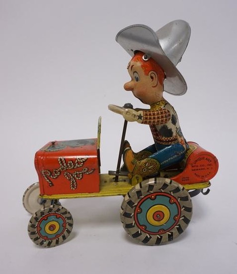RODEO JOE WIND UP TOY BY UNIQUE ART