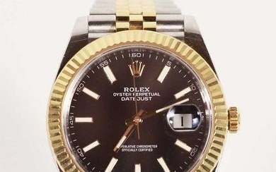 Rolex - Datejust 2-tone gold and steel automatic watch for men - 2020